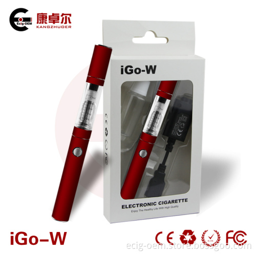 E Cigarette EGO-W Blister Package 2.4ml Visible Liquid
